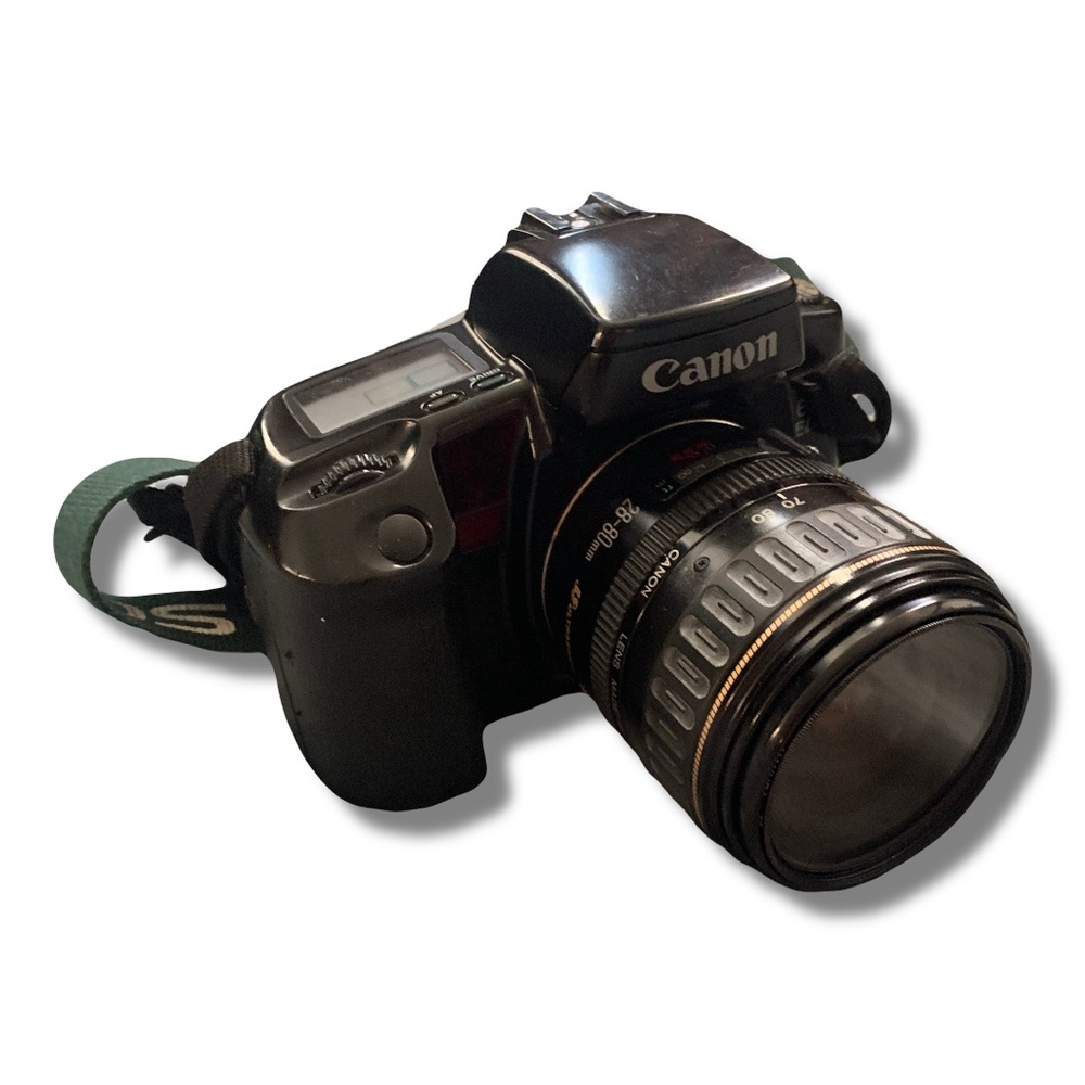 Canon EOS Elan 100 35mm SLR Film Camera with 28-80mm lens **UNTESTED**